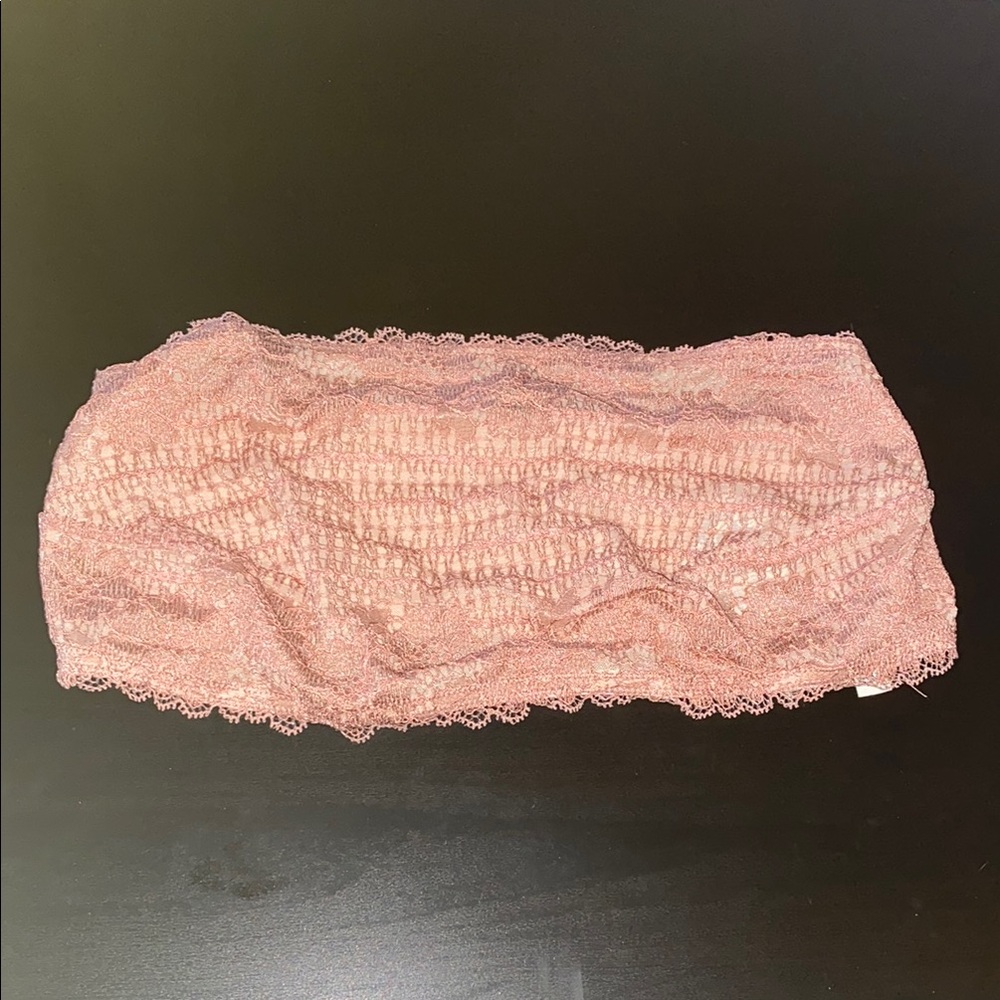 NWT Free People Intimately Vintage Rose Lace Bandeau Top Medium